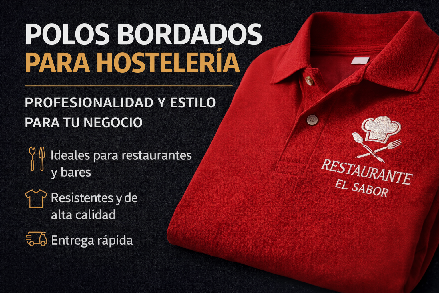 Polos para hostelería y restauración
